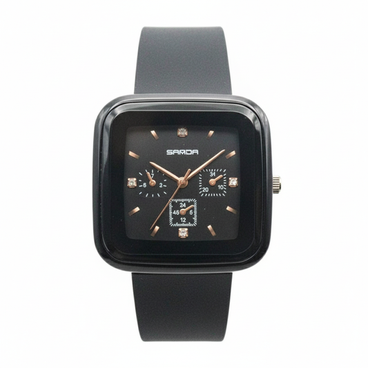 Square Precision Black Quartz