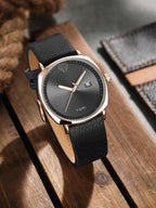 TOMI T-044 Men's Watch Leather Strap