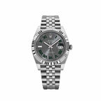 Premium Datejust | Silver Chain | Wimbledon Dial