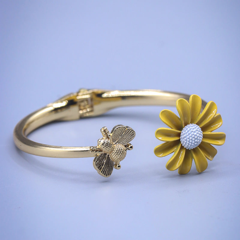 Daisy Sunflower Bracelet-Yellow