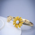 Daisy Sunflower Bracelet-Yellow
