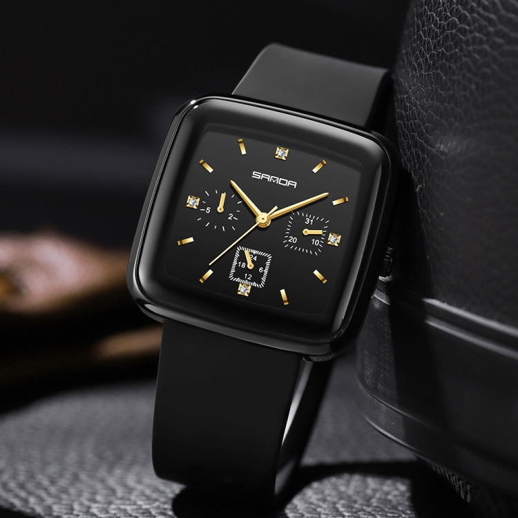 Square Precision Black Quartz
