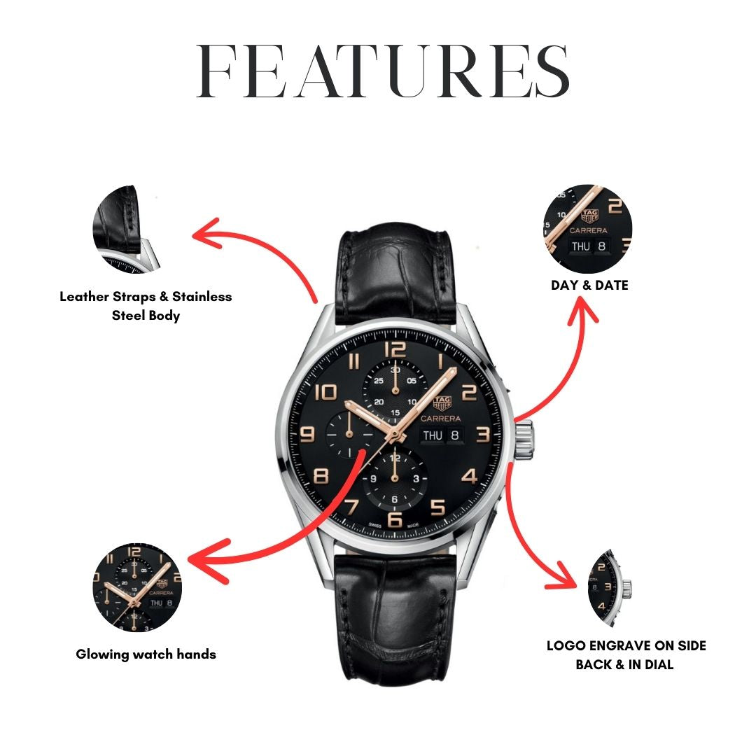 Carrera Black with Grey