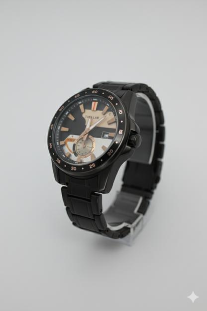 Tubular Chain - Black Brown