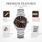 CAL 5 (DATE & DAY) BROWN