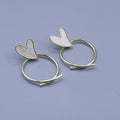 Elegent Hoop- White