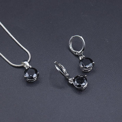The Zircon Combo Set- Black - SANIA STORE 