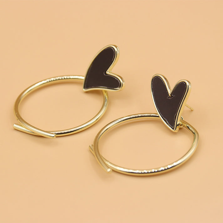 Elegent Hoop- Black