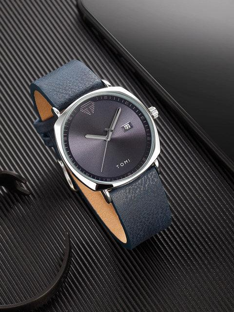 TOMI T-044 Men's Watch Leather Strap