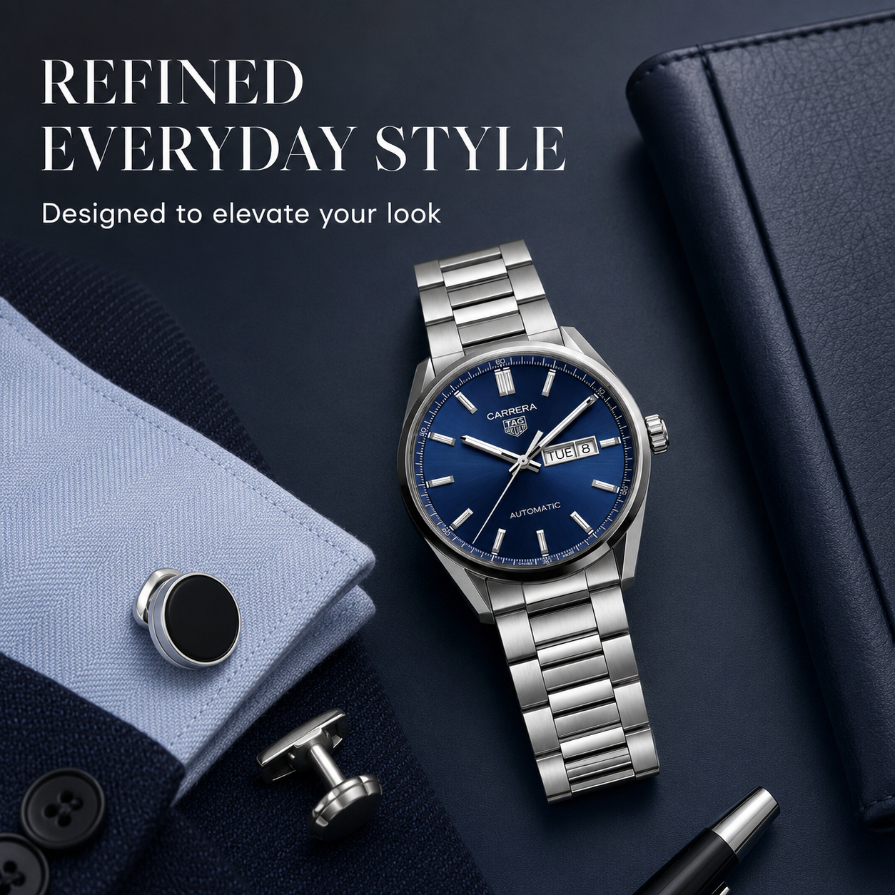 CAL 5 (DATE & DAY) BLUE