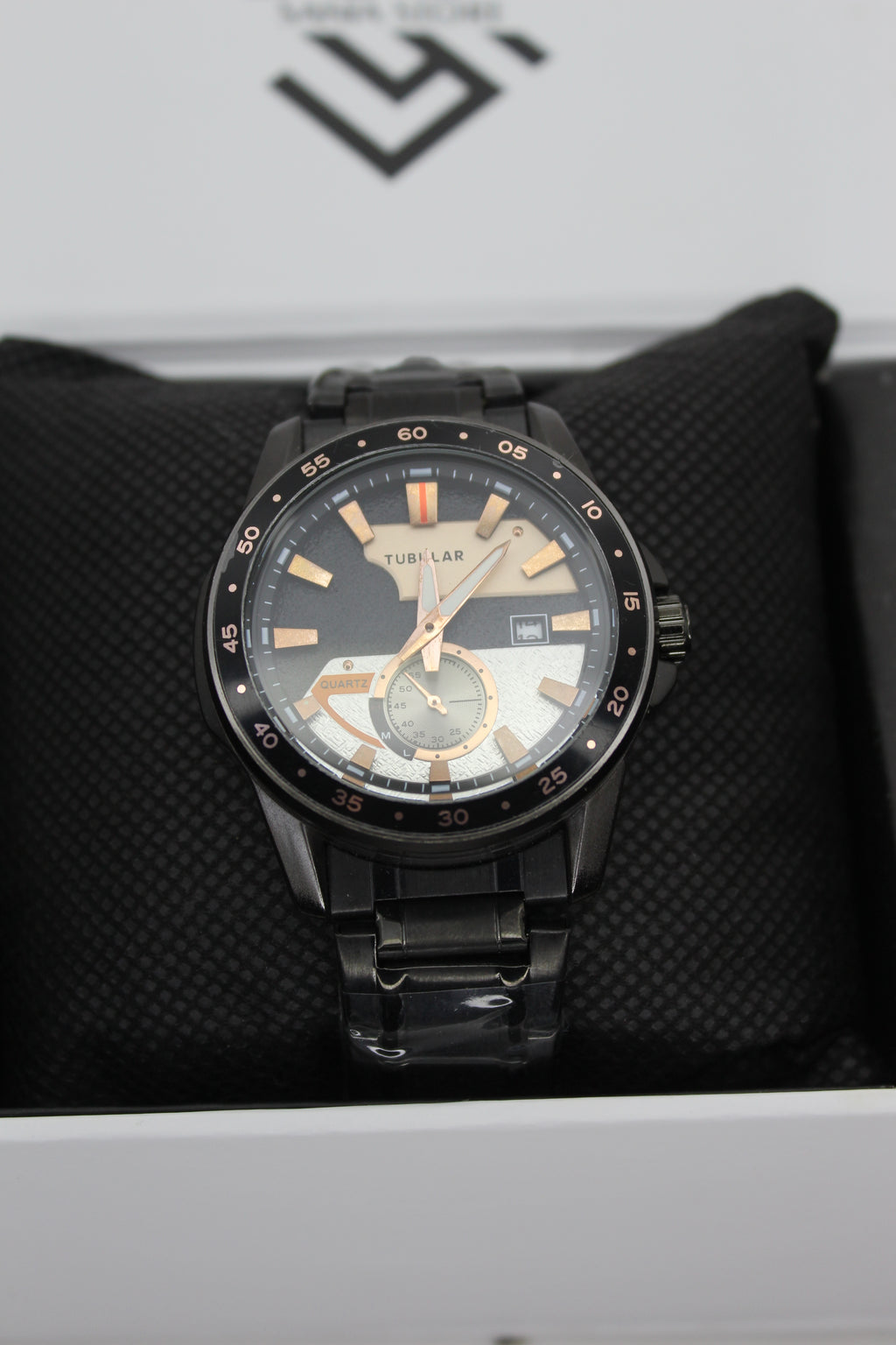 Tubular Chain - Black Brown