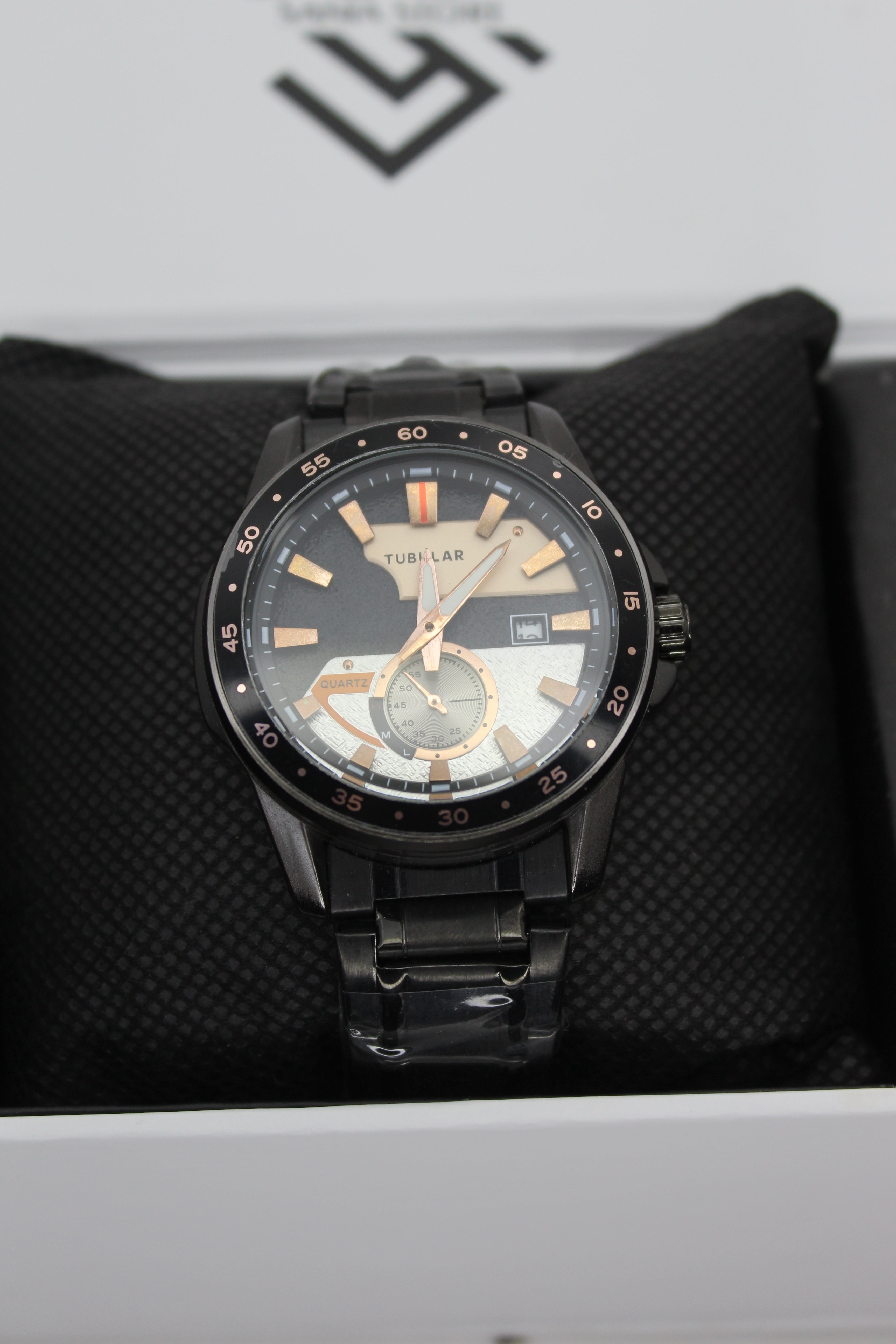 Tubular Chain - Black Brown