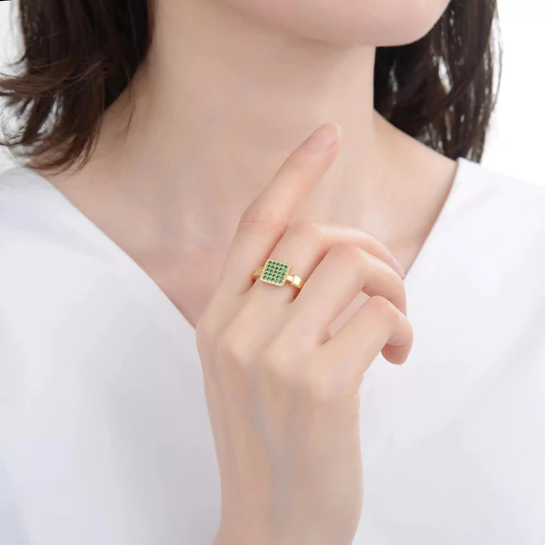 Green Crystal Cubic