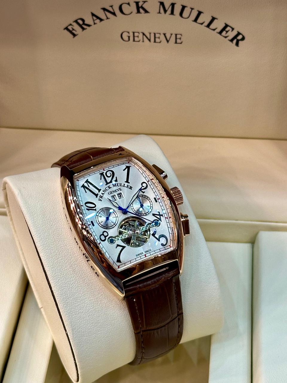 FM A+ | SWISS MADE (Brown White )