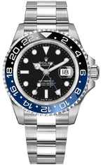 Premium GMT | Batman | Silver Chain | Black Dial