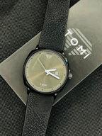 TOMI T-044 Men's Watch Leather Strap