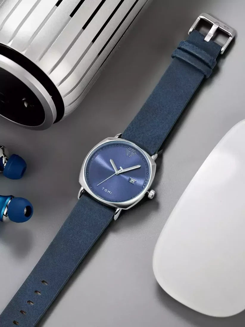 TOMI T-044 Men's Watch Leather Strap