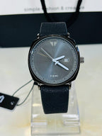 TOMI T-044 Men's Watch Leather Strap